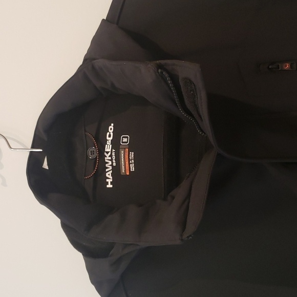 NWT Hawke & Co. Sports Performance Men's Jacket Hoodie Black Medium - Picture 3 of 12